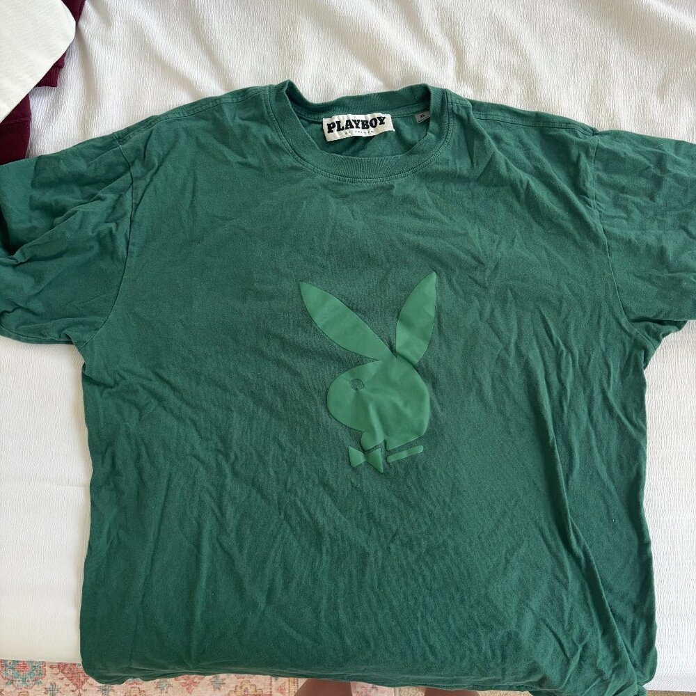 Green PACSUN Playboy T-shirt